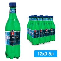Вода Джермук Классик 0.5 литра, газ, пэт, 12 шт. в уп.