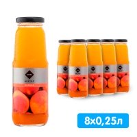 Нектар Rioba персиковый 0.25 литра, 8 шт. в уп.