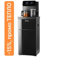 Кулер с чайным столиком Тиабар AEL LD-AEL-80a черный (шкафчик 4 литра)