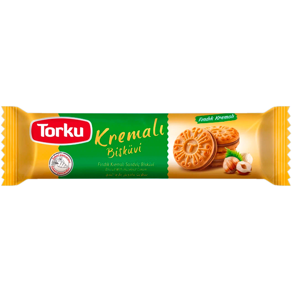 Печенье TORKU Кремли с фундуковым кремом 61 гр