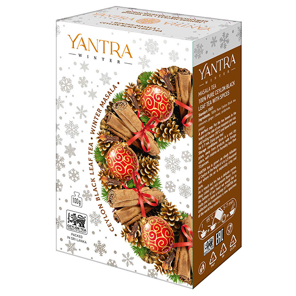Чай черный Yantra Winter Зимняя масала среднелистовой 100 гр