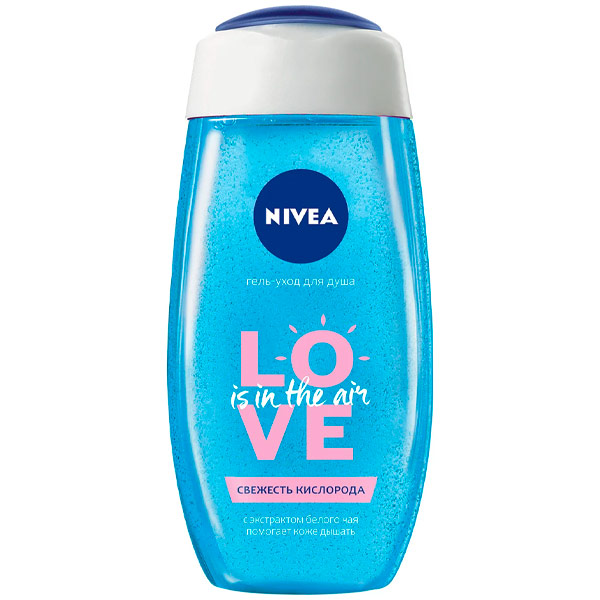

Гель для душа Nivea Love Свежесть кислорода с экстрактом белого чая 250 мл