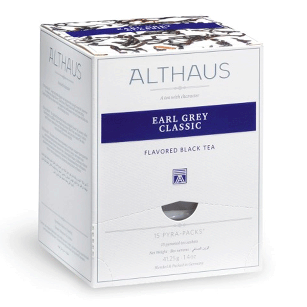 Чай черный Althaus Earl Grey Classic 15 пак. в уп.