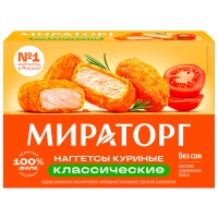 Наггетсы куриные Мираторг Классические 250 гр