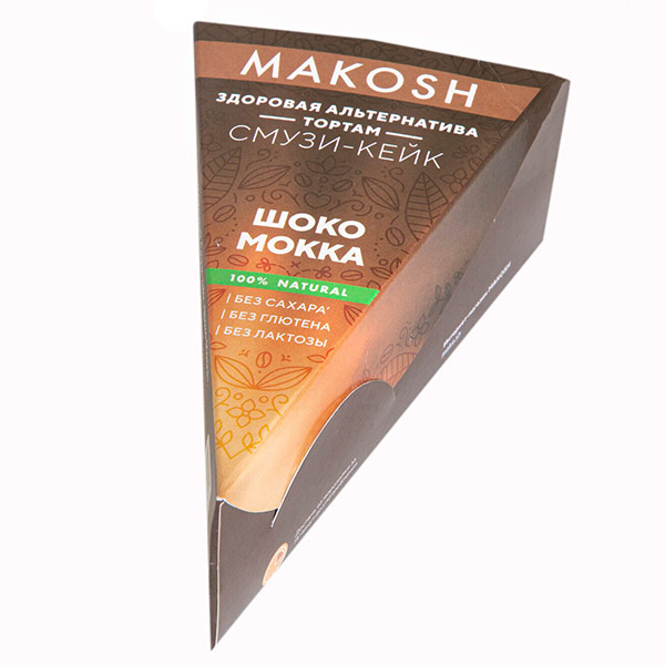Десерт Makosh из фруктов и орехов Смузи-кейк Шоко Мокка замороженный Веган 100 гр