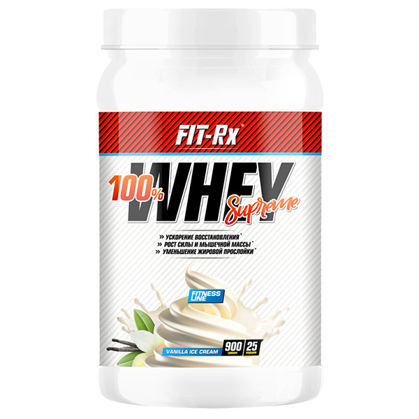 Протеин FIT- Rx 100% Whey Supreme пломбир 900 гр