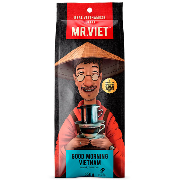 Кофе Mr.Viet Доброе утро Вьетнам молотый 250 гр