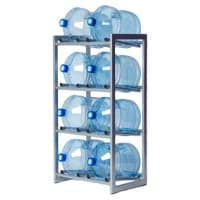 Стеллаж сборно-разборный СМ для 8 бутылей 19 л