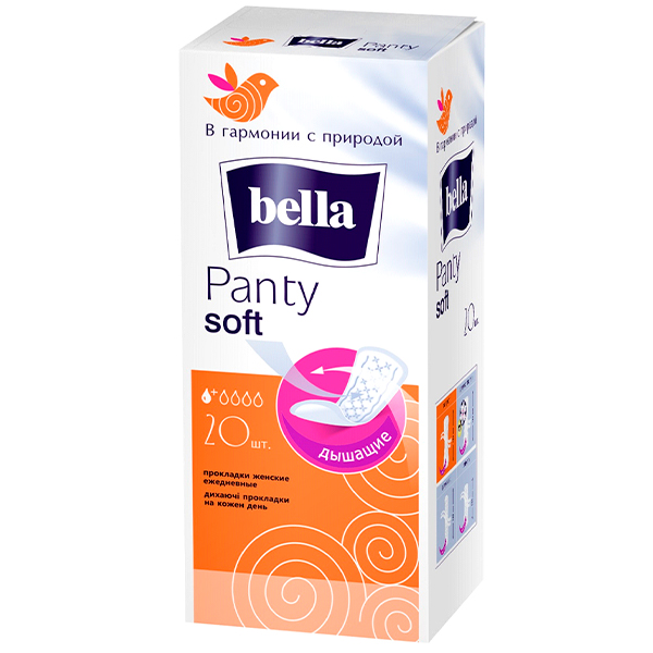 

Прокладки Bella panty soft ежедневные 20 шт (3шт)