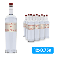 Вода San Felice 0.75 литра, слабогазированная, стекло, 12 шт. в уп.