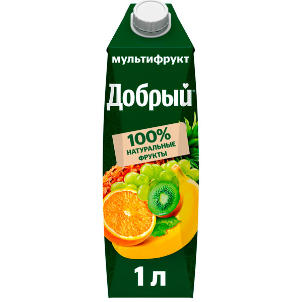 Сок Добрый мультифукт 1 литр