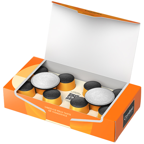 Кофе в капсулах Coffesso Caramel Gusto 10 шт, 5 гр