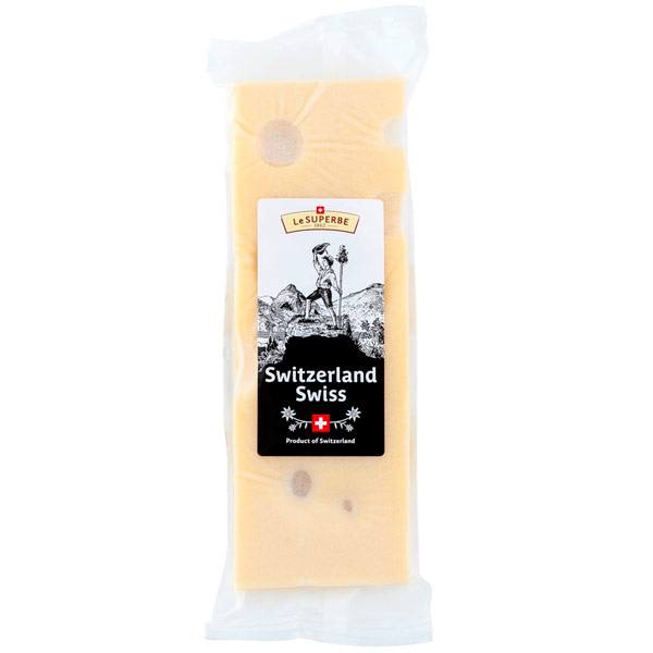 Сыр Le Superbe Switzerland Swiss швейцарский твердый 49% БЗМЖ 180 гр - фото 1