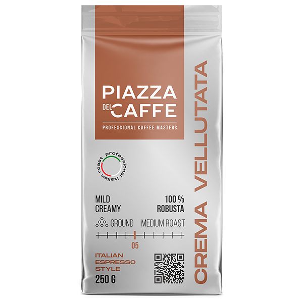 

Кофе Piazza del Caffe Crema Vellutata молотый 250 гр