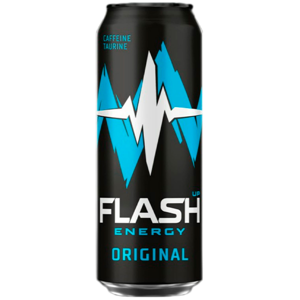 Энергетический напиток Flash Up Energy Ориджинал 0,45 литра, ж/б, 24 шт. в уп.