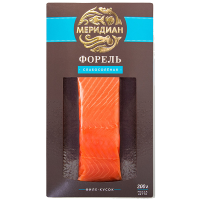 Форель Меридиан кусок слабосоленая 200 гр