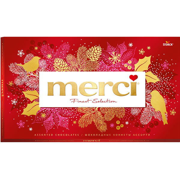 Конфеты Merci Finest Selection шоколадные ассорти 400 гр