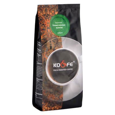 Кофе Ko&Fe Бразилия Рождественская выпечка зерно 200 гр