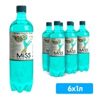Вода Stelmas Mg+ Miss Mineral Detox 1 литр, газ, пэт, 6 шт. в уп.