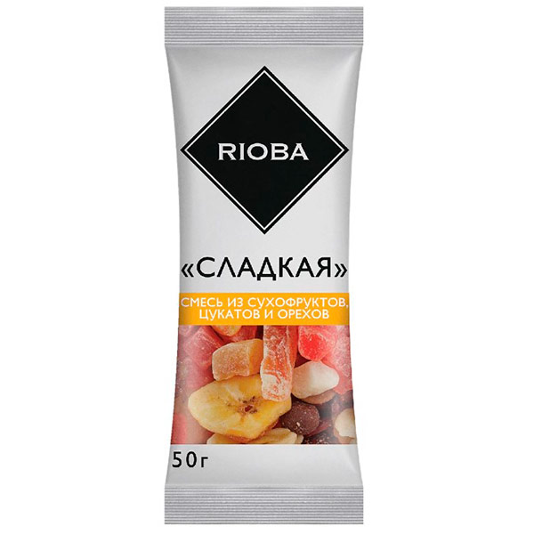 Смесь сладкая Rioba с орехами 50 гр
