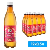Вода Зайечицкая Горькая 0.5 литра, без газа, пэт, 12 шт. в уп.