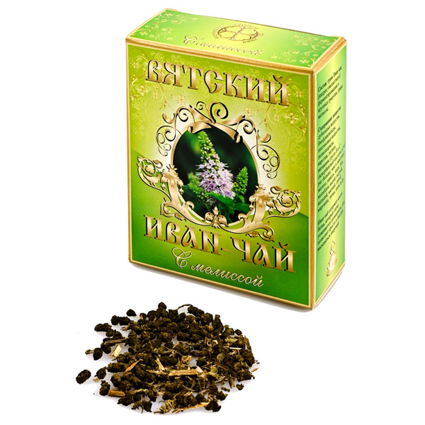 Напиток чайный Вятский Иван-чай с мелиссой 100 гр