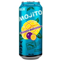 Напиток Vast Mojito со вкусом Манго-Маракуйя 0.45 литра, газ, ж/б, 12 шт. в уп. Напиток Vast Mojito со вкусом Манго-Маракуйя 0.45 литра, газ, ж/б, 12 шт. в уп.