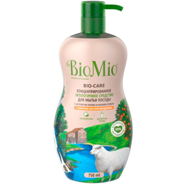 Средство для мытья посуды BioMio BIO-CARE Мандарин 750 мл