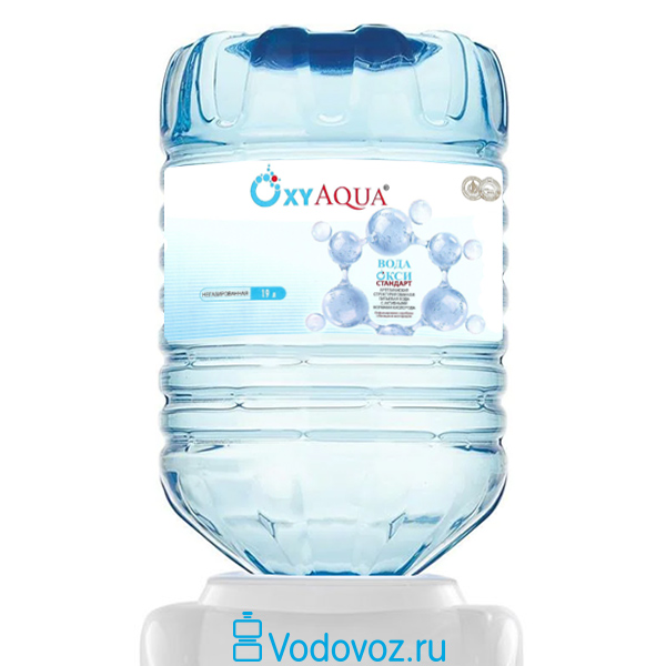 Вода ОксиАква / OxyAqua Стандарт 19 литров в одноразовой таре