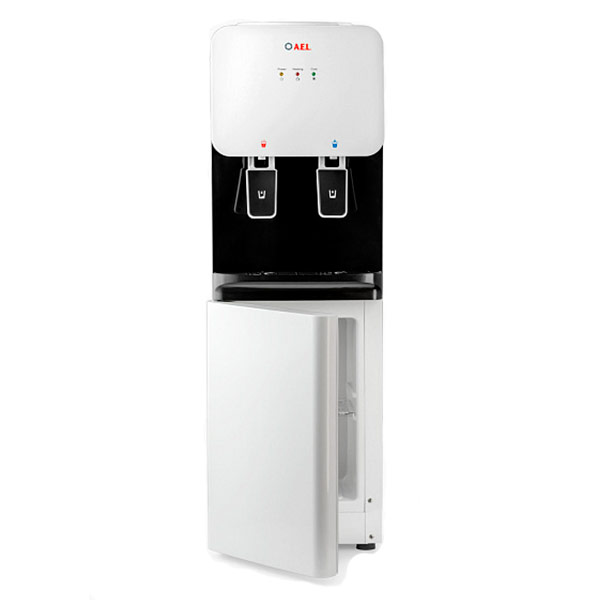 Кулер AEL LС-AEL-85 C белый/черный (шкафчик 7 литров)