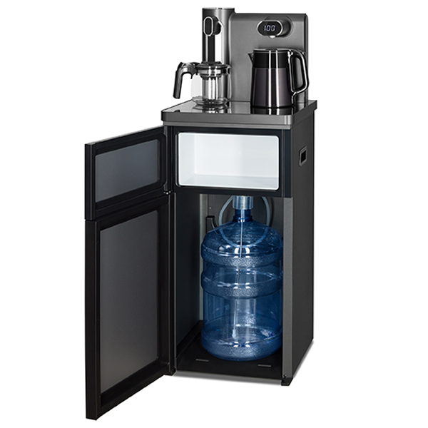 Кулер с чайным столиком Тиабар Ecotronic TB41-LE темно-серый (шкафчик 7 литров)