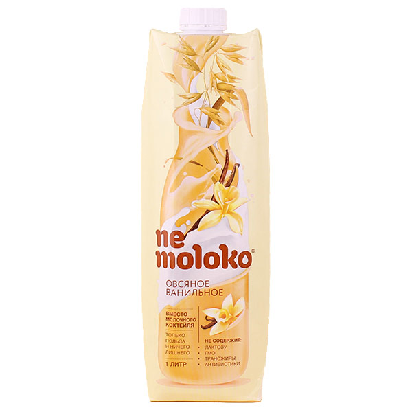 Напиток NeMoloko овсяный ванильный 3,2% 1 литр