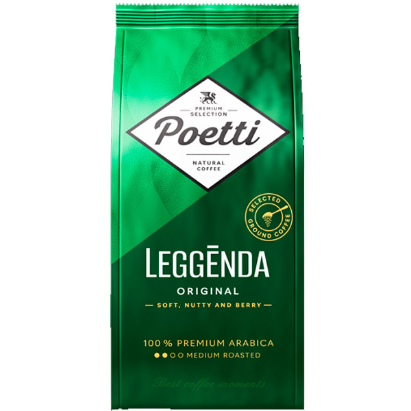 Кофе Poetti Leggenda Original молотый 250 гр - фото 1