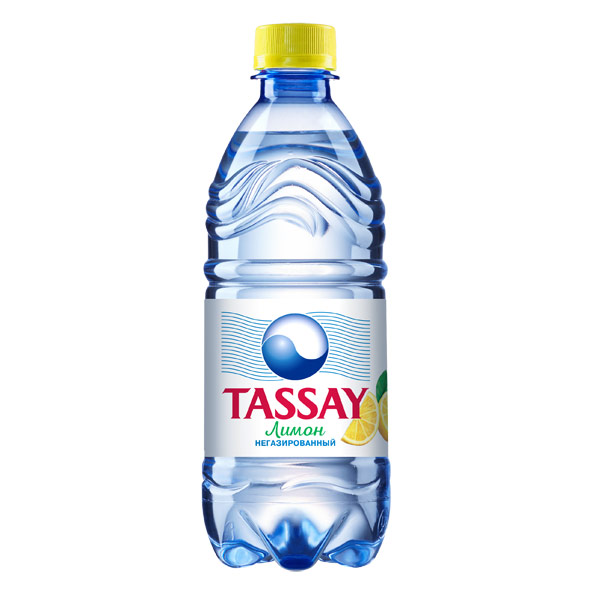 Напиток Tassay с лимоном 0.5 литра, без газа, пэт, 12 шт. в уп.