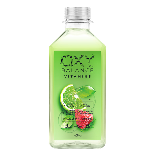 Oxy Balance базилик, клубника, лайм 0.4 литра, пэт, 9 шт. в уп. Oxy Balance базилик, клубника, лайм 0.4 литра, пэт, 9 шт. в уп.