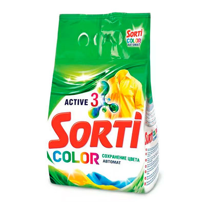 Стиральный порошок Sorti Color автомат 3 кг