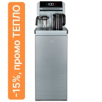 Кулер с чайным столиком Тиабар Ecotronic TB24-LNR серый (шкафчик 7 литров)