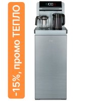 Кулер с чайным столиком Тиабар Ecotronic TB24-LNR серый (шкафчик 7 литров)