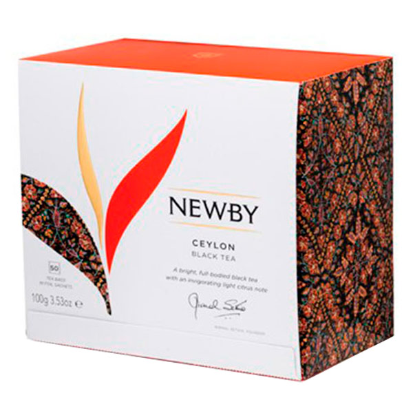Чай Newby Ceylon чёрный 50 пак - фото 1
