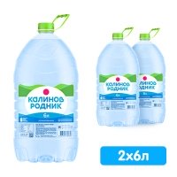 Вода Калинов Родник 6 литров, 2 шт. в уп.