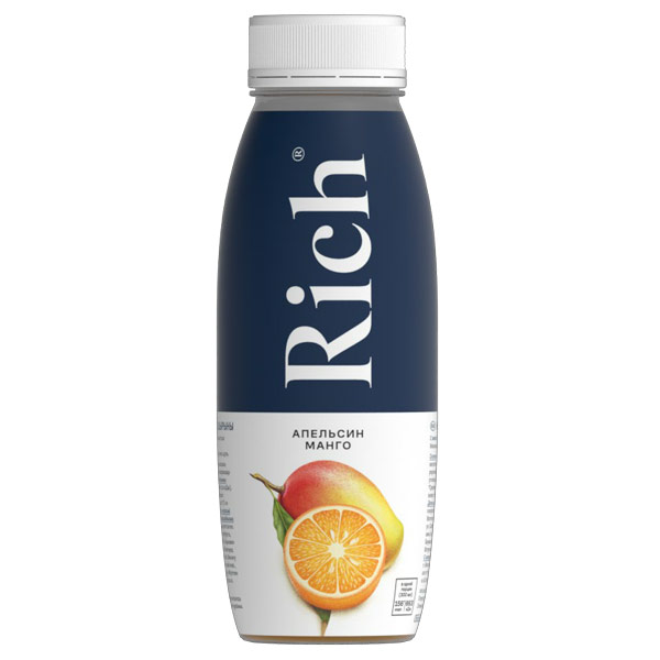 Нектар Rich апельсин-манго 0.33 литра, 12 шт. в уп.