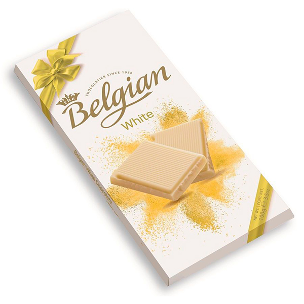 Шоколад The Belgian белый 100 гр - фото 1