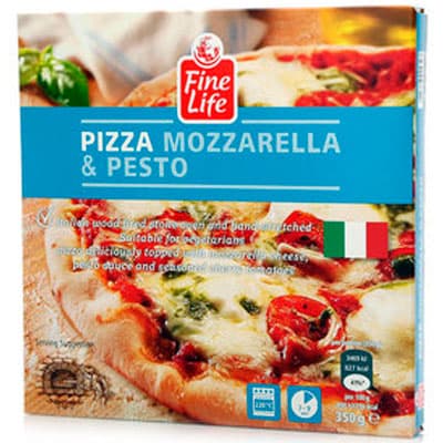 Пицца Fine Life Моцарелла и песто 350 гр - фото 1