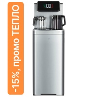 Кулер с чайным столиком Тиабар Ecotronic TB45-LE серебристый (шкафчик 7 литров)