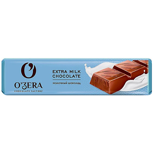 Шоколад OZera Extra milk молочный 45 гр - фото 1