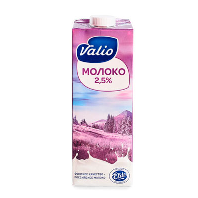 

Молоко Valio Elite 2,5% БЗМЖ 1кг 973 мл
