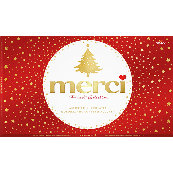 Конфеты Merci Finest Selection шоколадные ассорти 400 гр