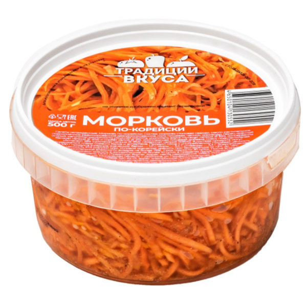 Морковь по-корейски Традиции вкуса 500 гр