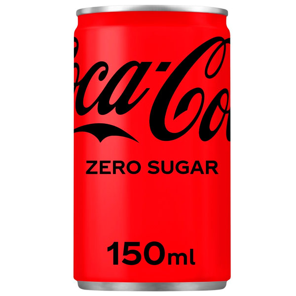 Coca-cola / Кока Кола Zero Suga импорт 0.15 литра, ж/б, 24 шт. в уп Coca-cola / Кока Кола Zero Suga импорт 0.15 литра, ж/б, 24 шт. в уп. - фото 1