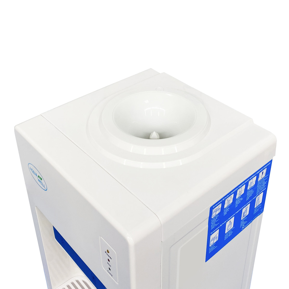 Кулер Aqua Well 1.5-JXD-1 ПЭ белый